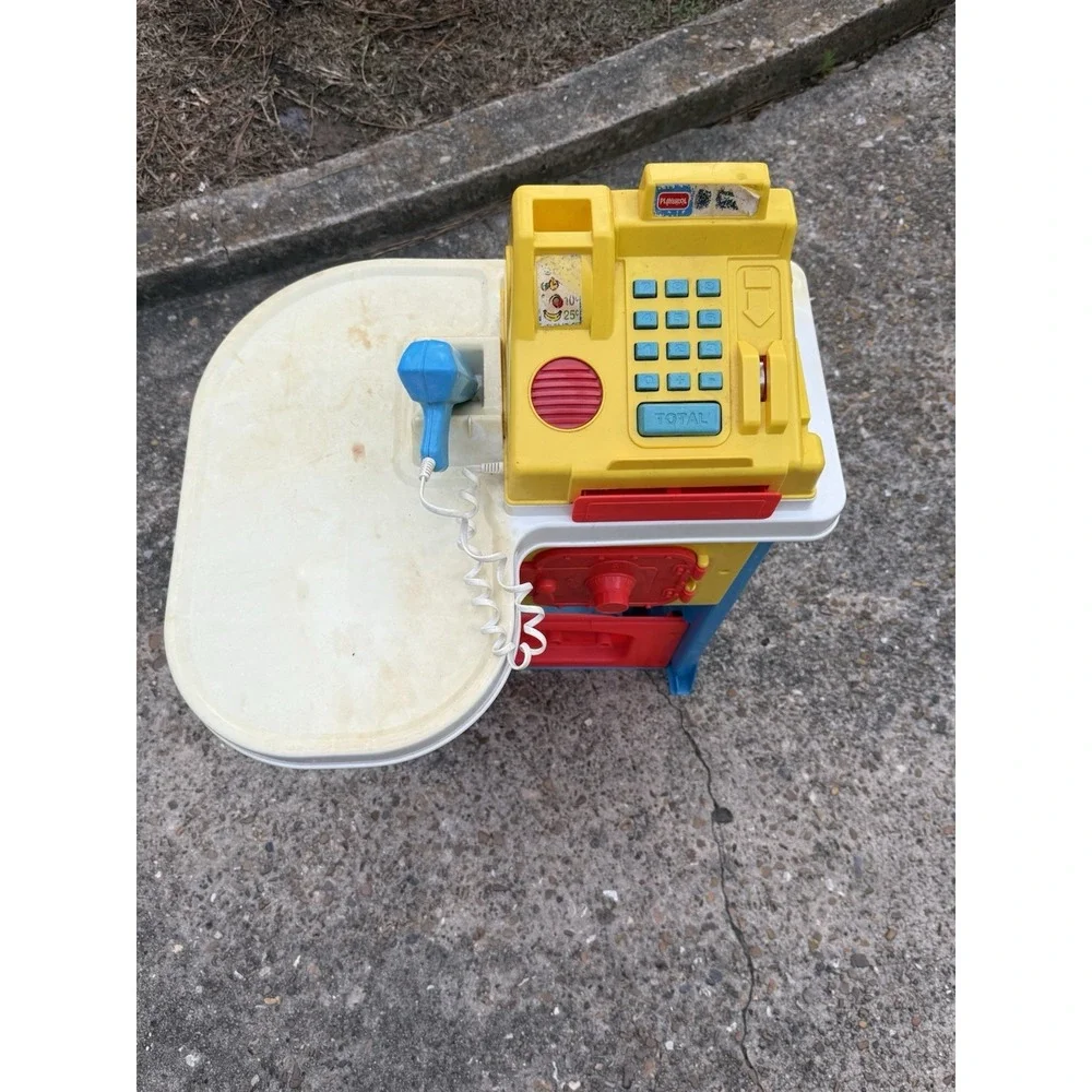 Vintage Playskool Pretend Play Store Register Counter